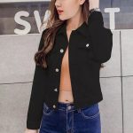 Black jeans jacket