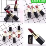 6 pcs lipstick