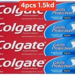معجون أسنان كولجيت للحماية من التسوس (120 مل) - عرض 4 قطع (Colgate Cavity Protection)