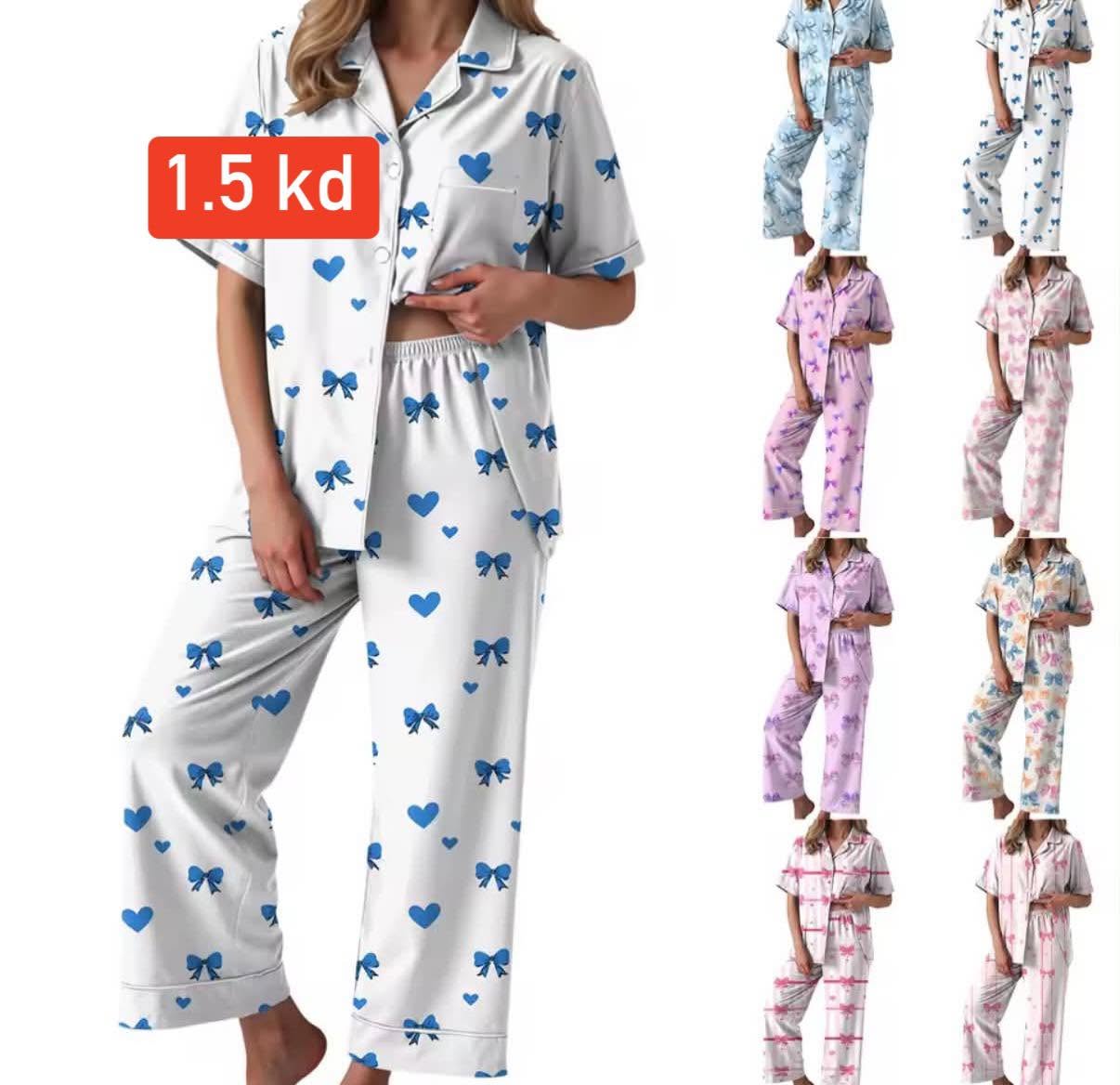 828532109_1550438427126322_1235975468081587307_n Women's 2-Piece Printed Pajama Set - Image 1