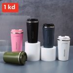 Reusable Insulated Coffee Travel Mug with Lid